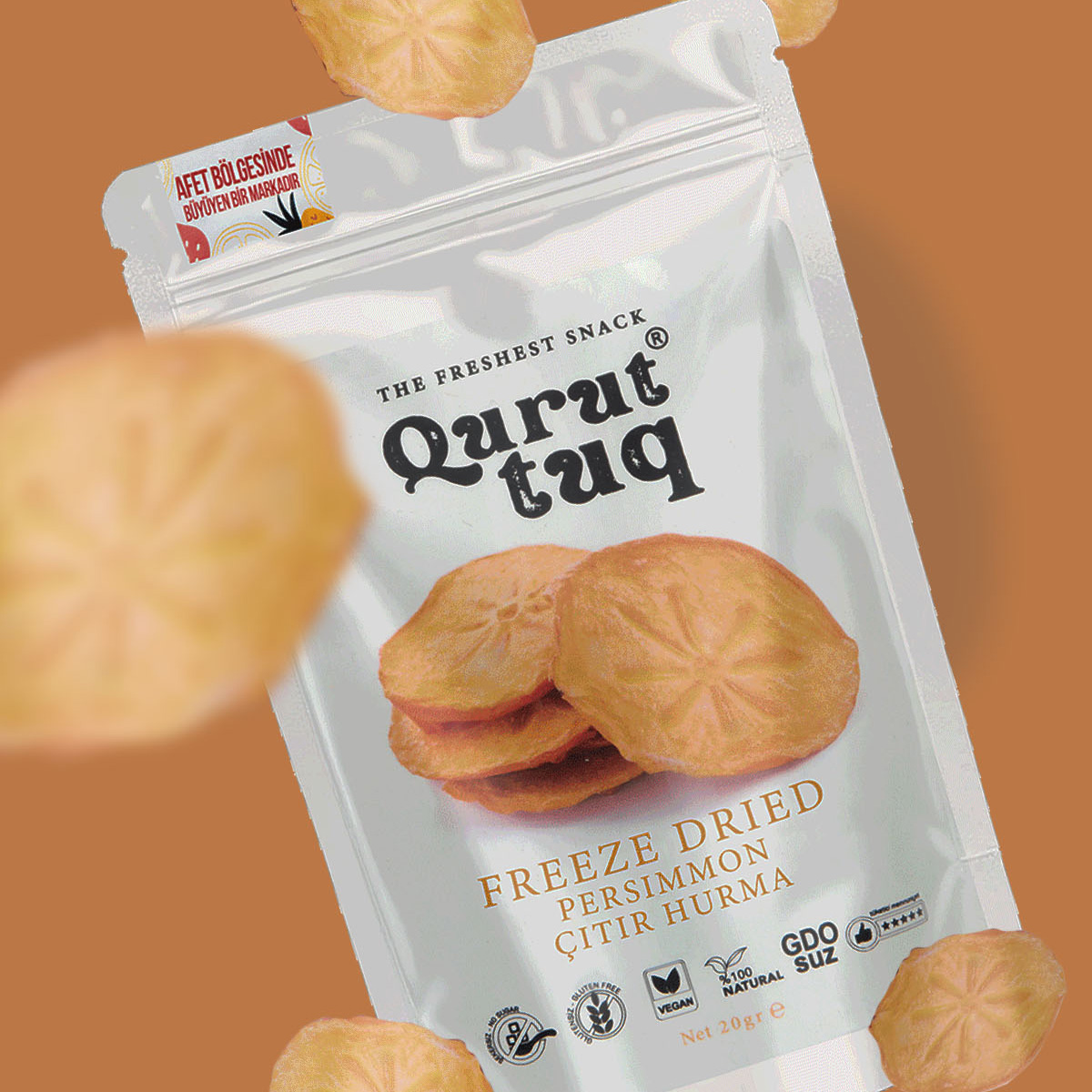 Freeze Dried Dondurularak Kurutulmuş Cennet Hurması 20g