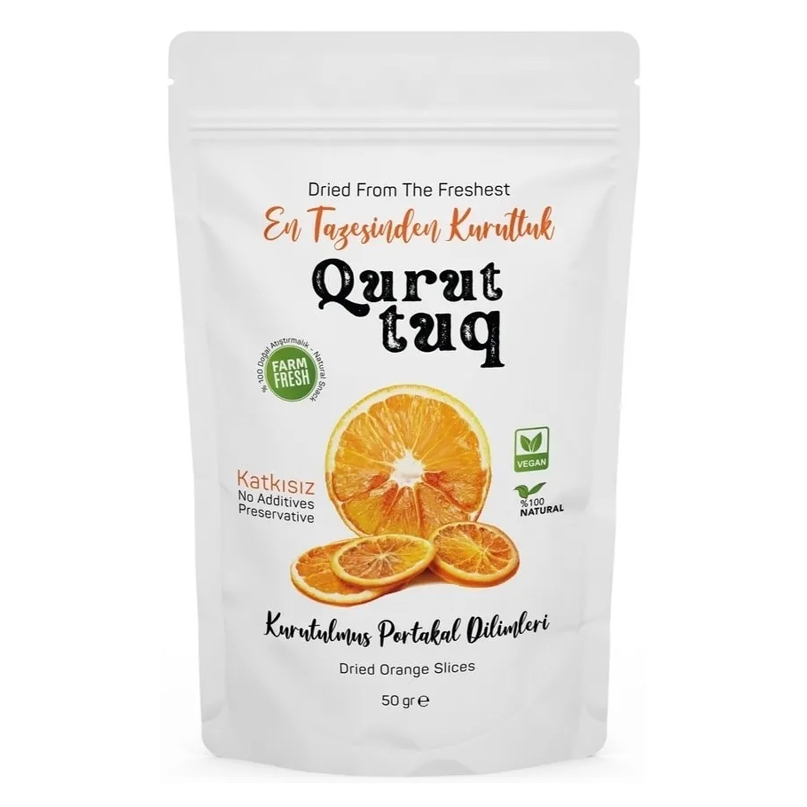 Air Dried Kurutulmuş Portakal 50gr