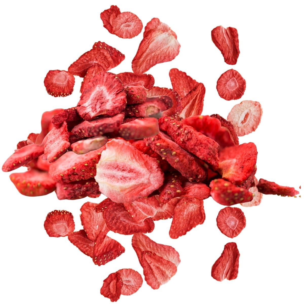 Frezze Dried Dilim Çilek Toptan<br>1000 Gram